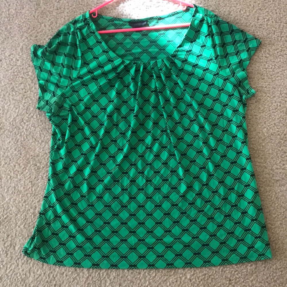 Plus Size Cap Sleeve Blouse